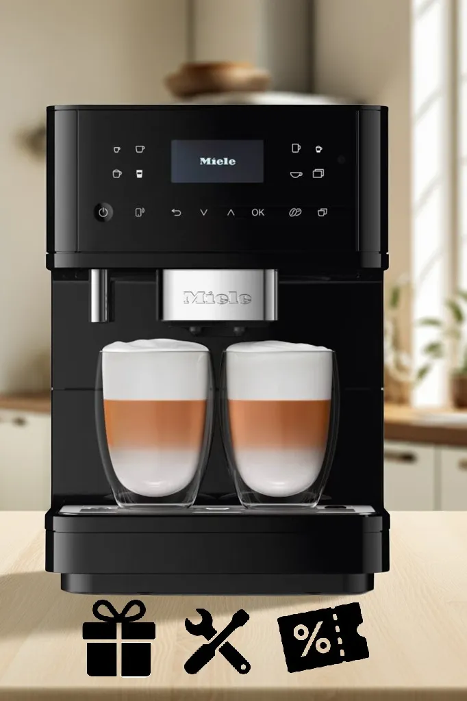 obrázek produktu::CM 6160 MilkPerfection Miele Volně stojící kávovar Obsidian černá