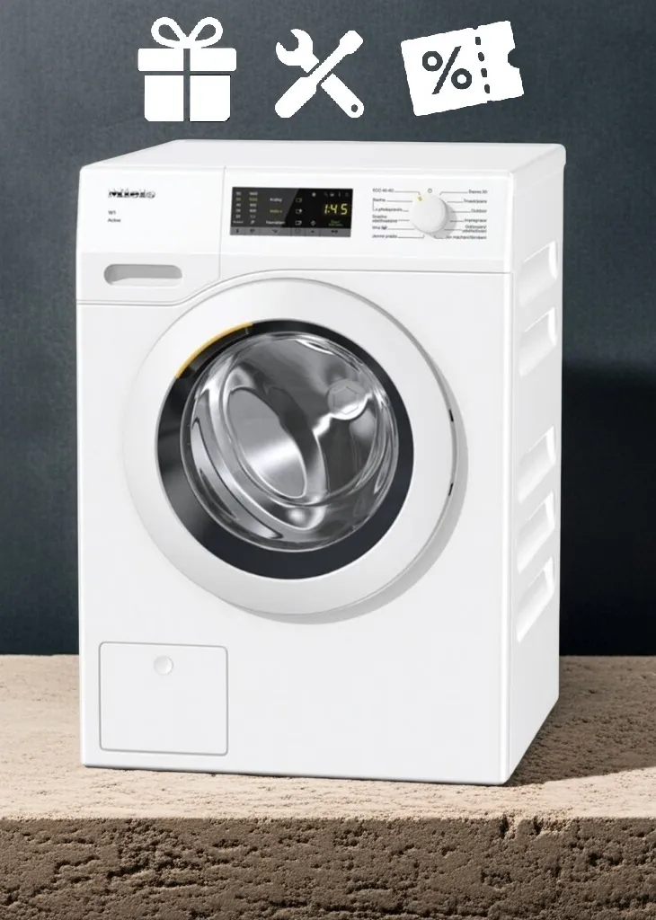 obrázek produktu::WCA030 WCS Active Miele Pračka s předním plněním Lotosově bílá