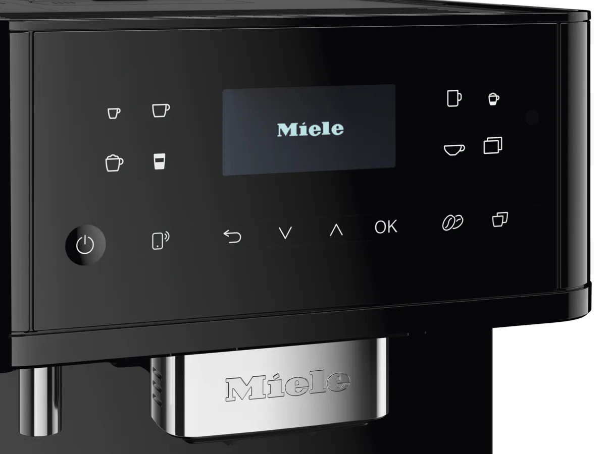 obrázek produktu::CM 6160 MilkPerfection Miele Volně stojící kávovar Obsidian černá