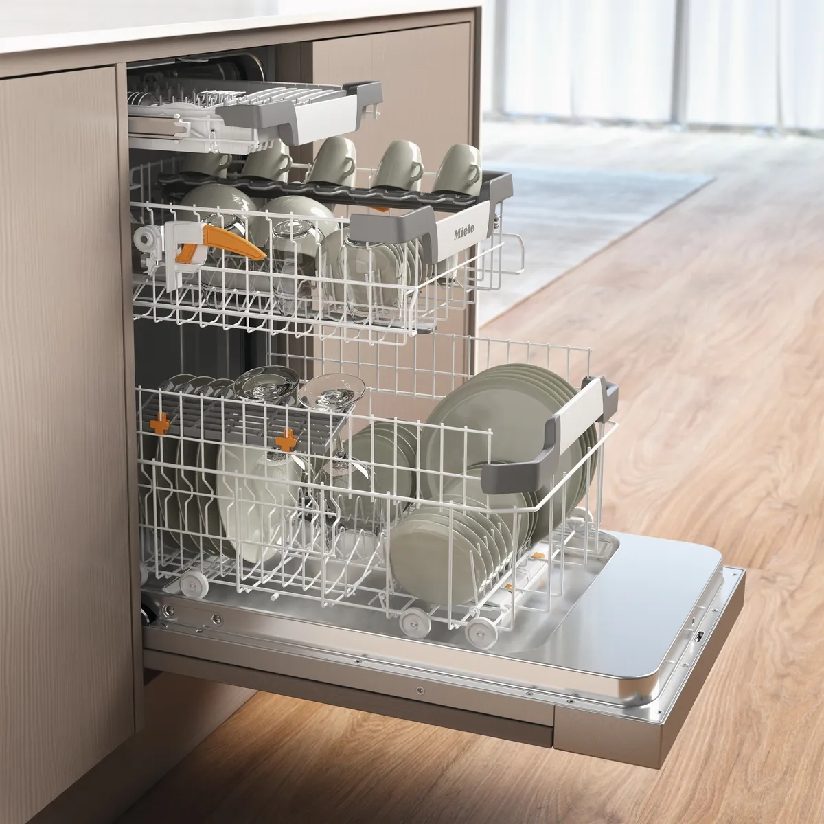 obrázek produktu::G 5740 SCi SL Miele Vestavná myčka nádobí Nerez CleanSteel