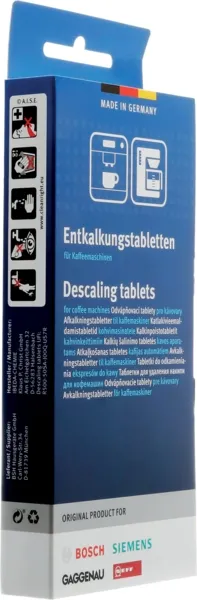obrázek produktu::Odvápňovací tablety kávovar nebo varná konvice BSH