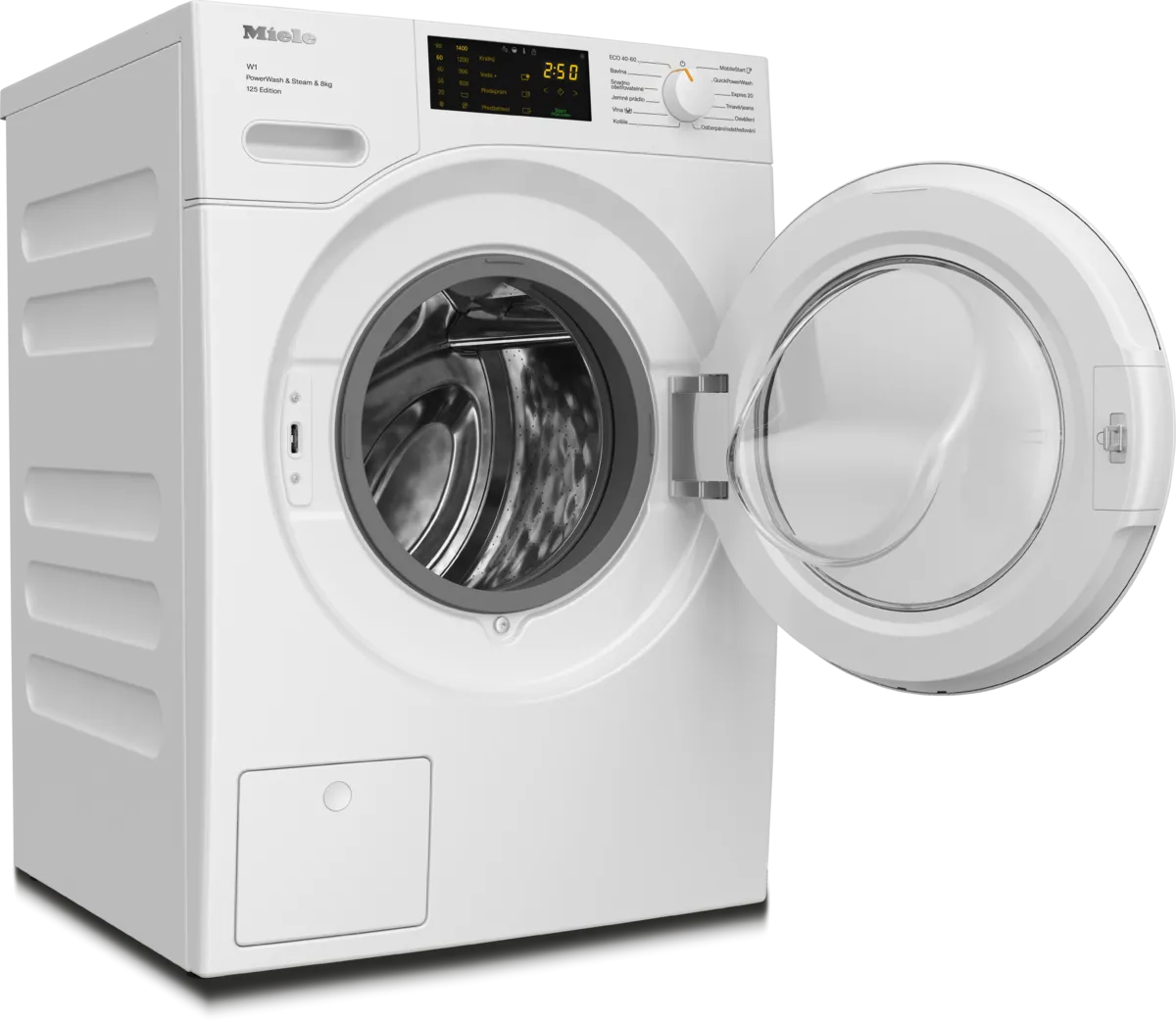 obrázek produktu::WWB380 WCS 125 Edition Miele Pračka s Předním plněním Lotosově bílá