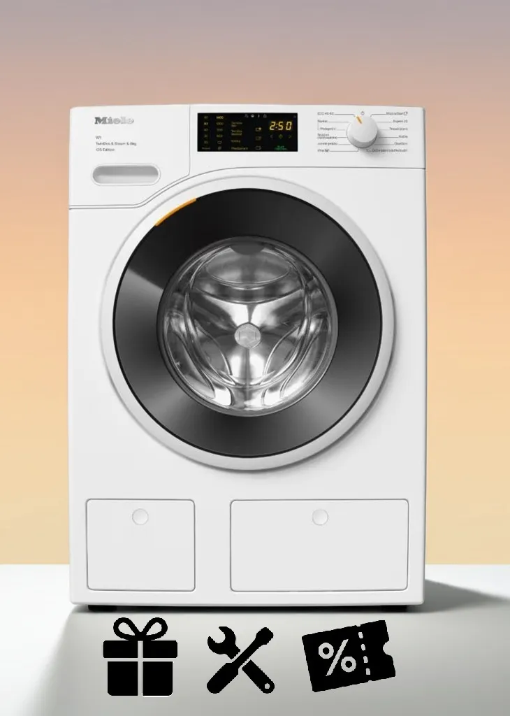 obrázek produktu::WWB680 WCS 125 Edition Miele Pračka s Předním plněním Lotosově bílá
