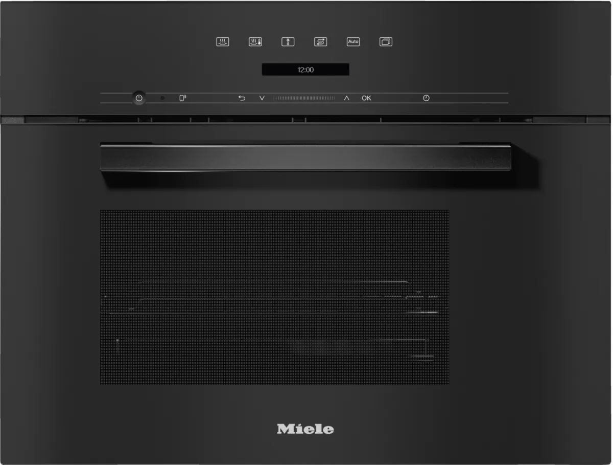 obrázek produktu::DG 7240 Miele Vestavná parní trouba Obsidian černá