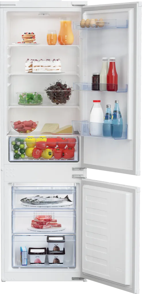 obrázek produktu::BCSA 285 K3SN vestavná kombinovaná lednice Beko