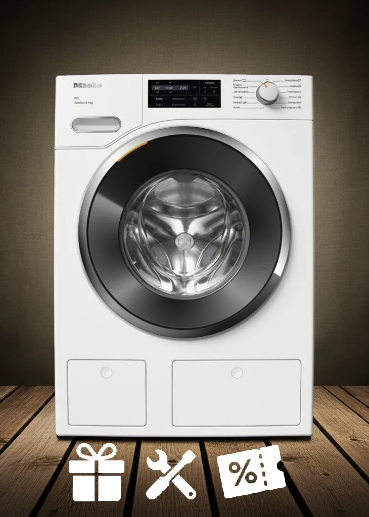 obrázek produktu::WWG660 WCS TDos&9kg Miele Pračka s Předním plněním Lotosově bílá