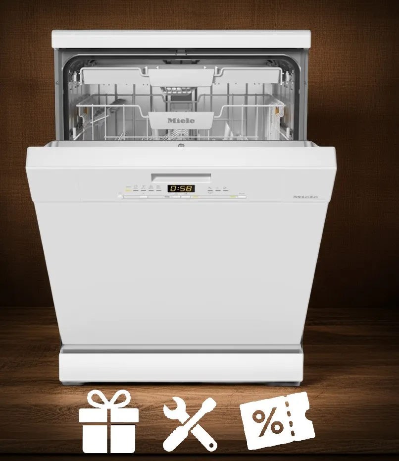 obrázek produktu::G 5110 SC Active Miele Volně stojící myčka nádobí Briliantová bílá