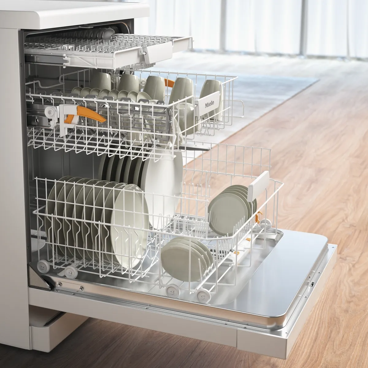 obrázek produktu::G 5110 SC Active Miele Volně stojící myčka nádobí Briliantová bílá