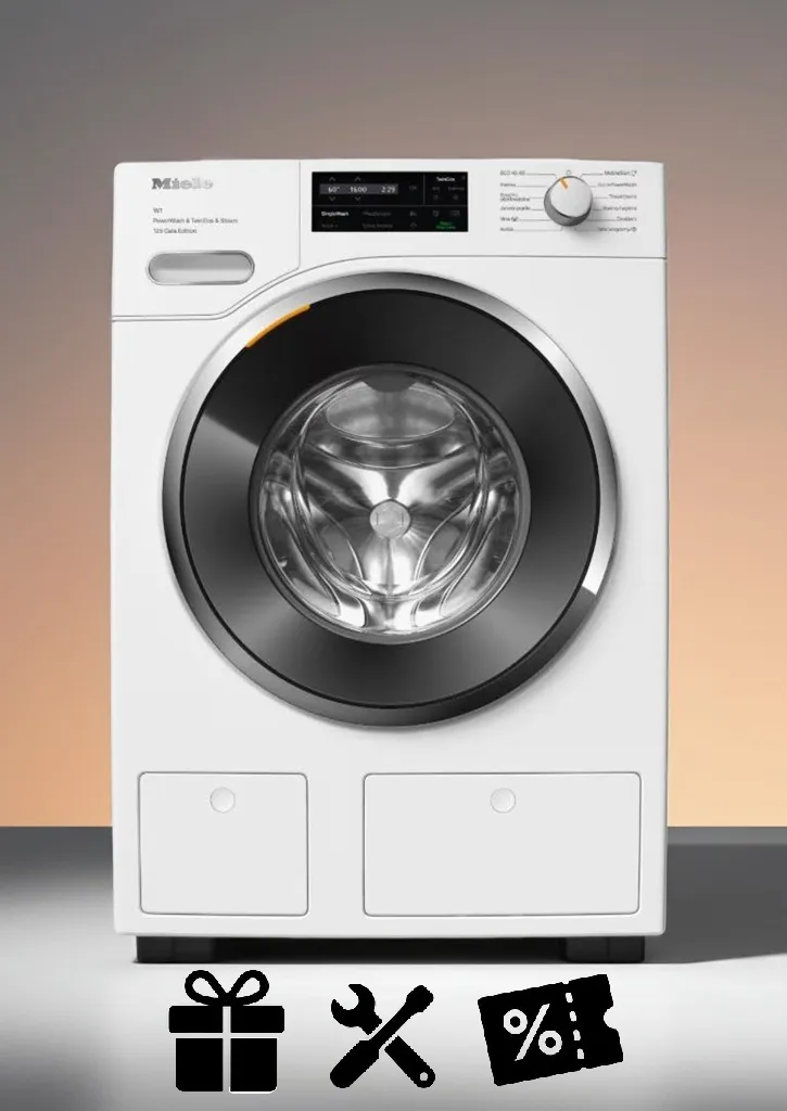 obrázek produktu::WWI880 WCS 125 Gala Edition Miele Pračka s Předním plněním Lotosově bílá