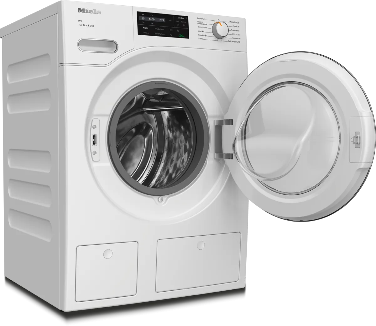 obrázek produktu::WWG660 WCS TDos&9kg Miele Pračka s Předním plněním Lotosově bílá