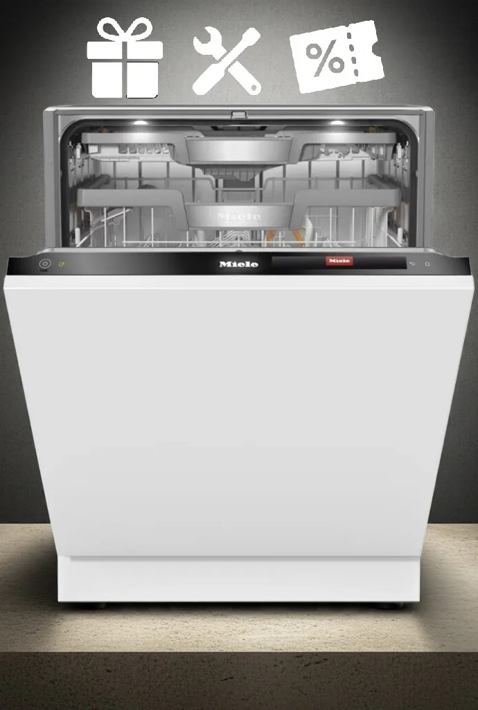 obrázek produktu::G 7980 SCVi AutoDos K2O Miele Plně vestavná myčka nádobí CleanSteel/Obsidian černá