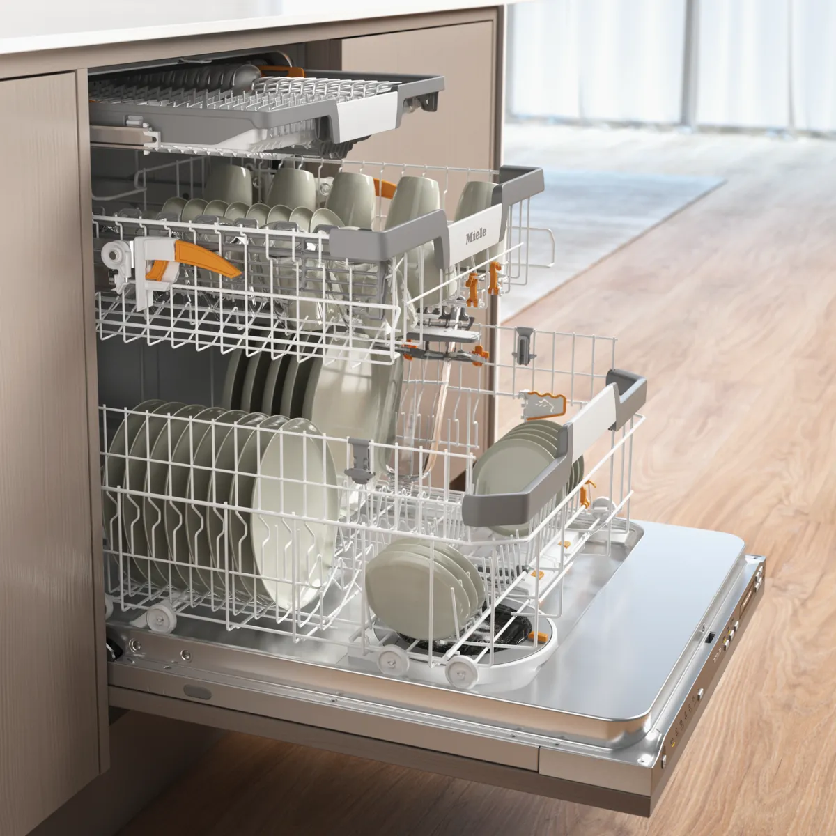 obrázek produktu::G 7191 SCVi AD 125 Ed. Miele Plně vestavná myčka nádobí Nerez