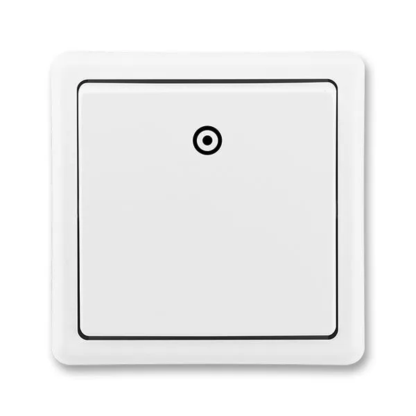 ABB Zvonkový spínač 3553-80289 B1, Classic, č.1/0, bílý null