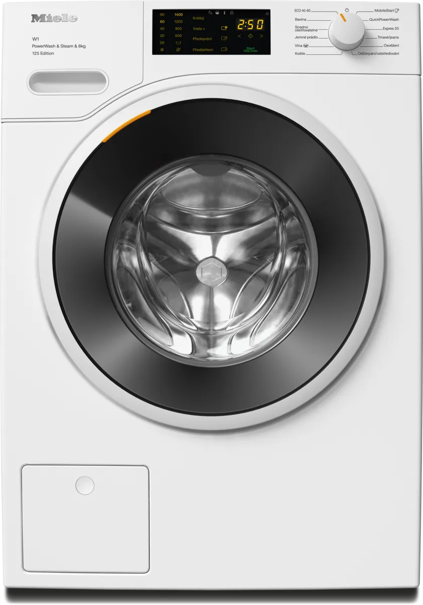 obrázek produktu::WWB380 WCS 125 Edition Miele Pračka s Předním plněním Lotosově bílá
