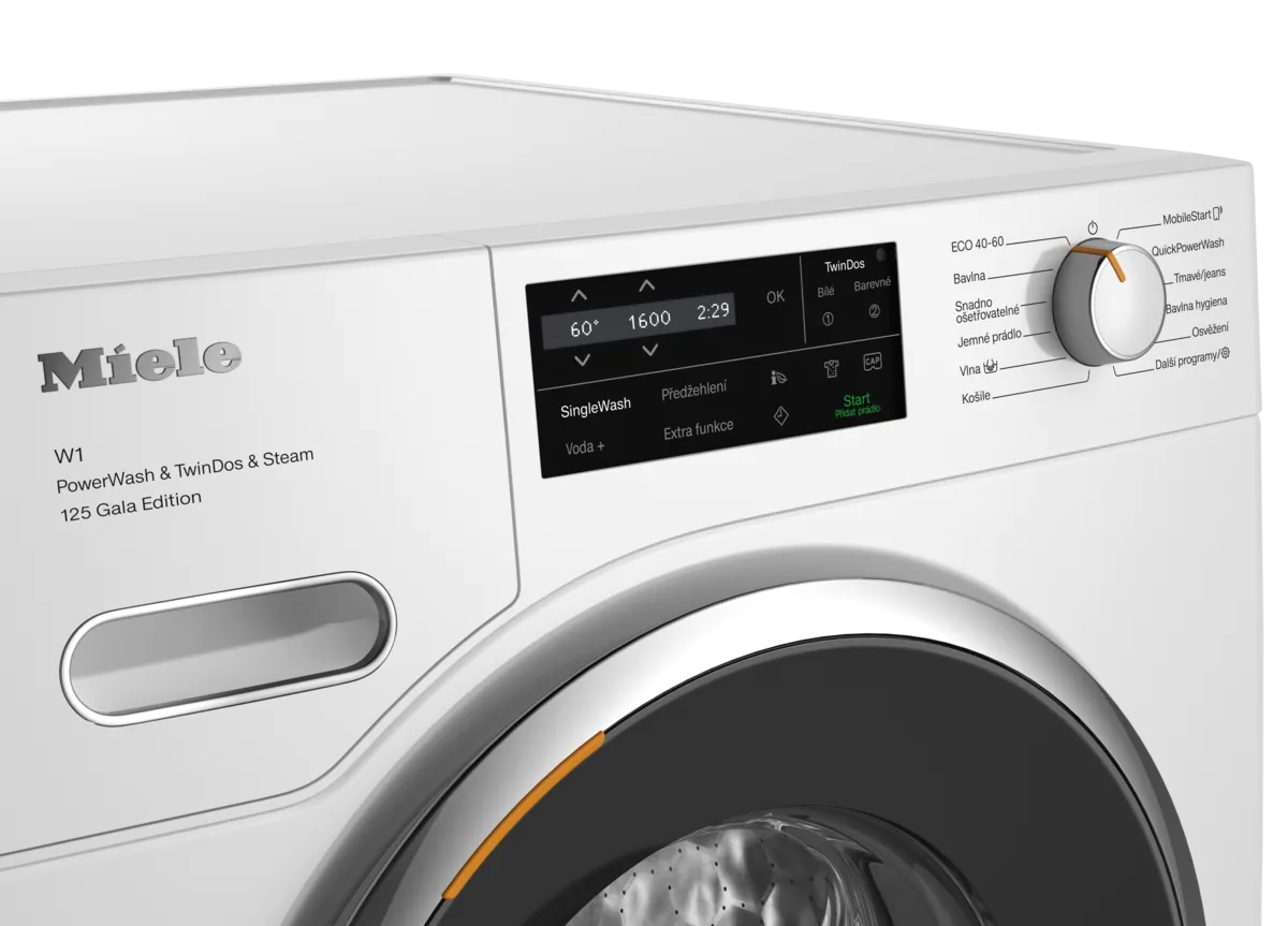 obrázek produktu::WWI880 WCS 125 Gala Edition Miele Pračka s Předním plněním Lotosově bílá