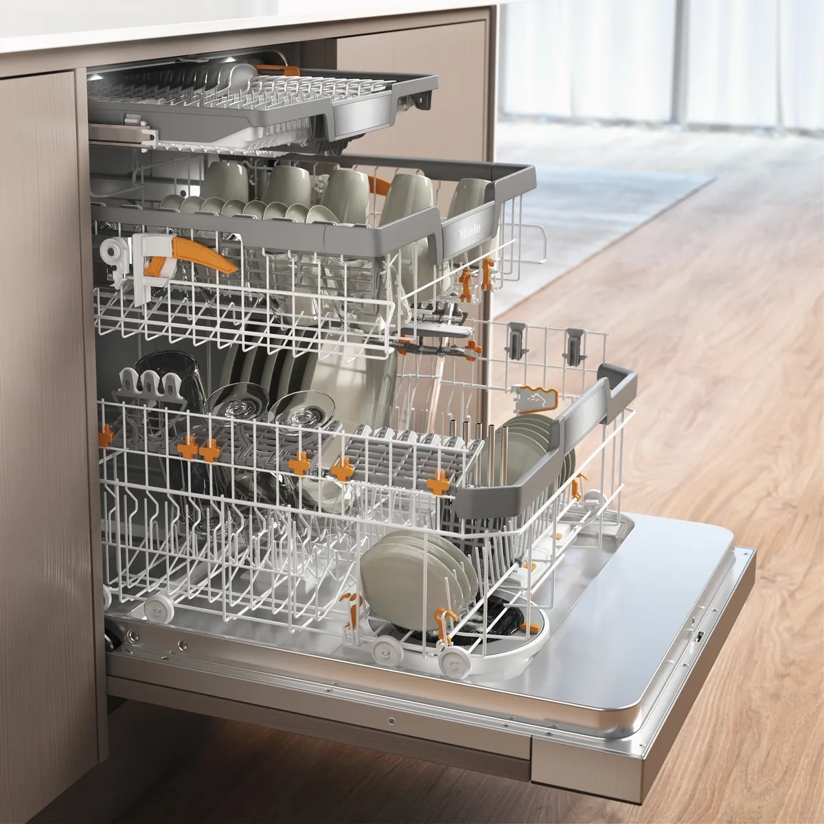 obrázek produktu::G 7731 SCi AD 125 Gala Ed. Miele Vestavná myčka nádobí Obsidian černá