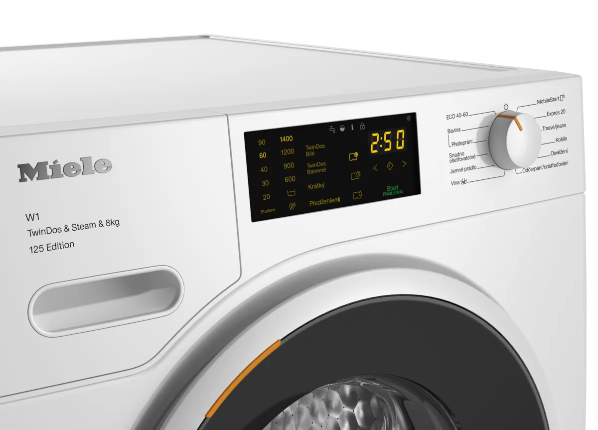 obrázek produktu::WWB680 WCS 125 Edition Miele Pračka s Předním plněním Lotosově bílá