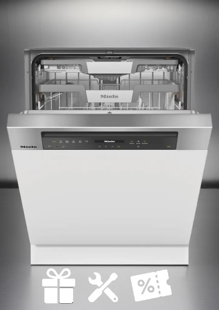 obrázek produktu::G 7600 SCi AutoDos Miele Vestavná myčka nádobí Nerez CleanSteel