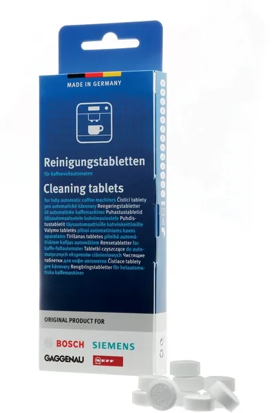 obrázek produktu::Čisticí tablety kávovar nebo varná konvice BSH