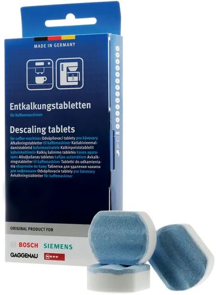 obrázek produktu::Odvápňovací tablety kávovar nebo varná konvice BSH