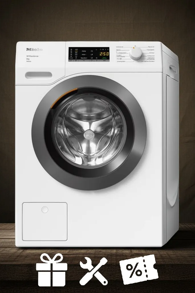 obrázek produktu::WEA135 WCS 8kg Active Miele Pračka s Předním plněním