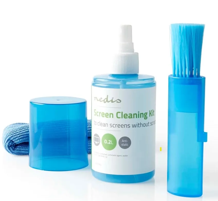 Nedis čist.TV200ml vč.utěrky+štětec NEDIS CLSN120BU null