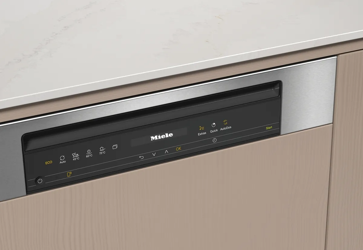 obrázek produktu::G 7600 SCi AutoDos Miele Vestavná myčka nádobí Nerez CleanSteel
