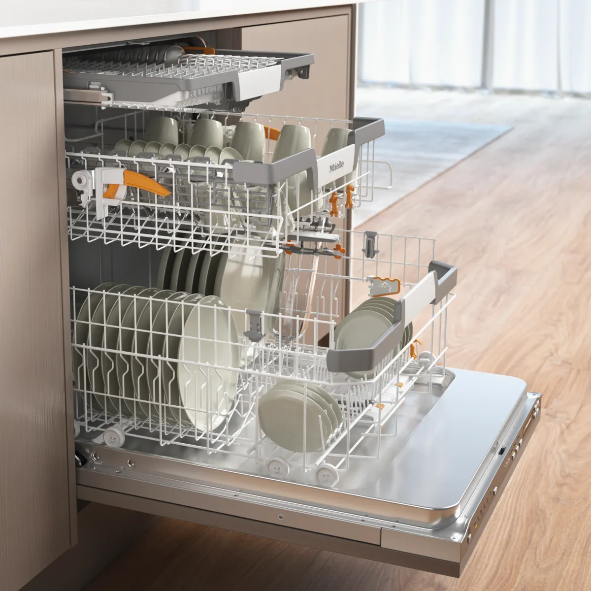 obrázek produktu::G 7260 SCVi Miele Plně vestavná myčka nádobí Nerez