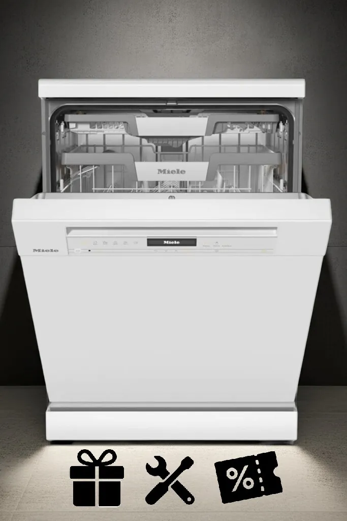 obrázek produktu::G 7600 SC AutoDos Miele Volně stojící myčka nádobí Briliantová bílá