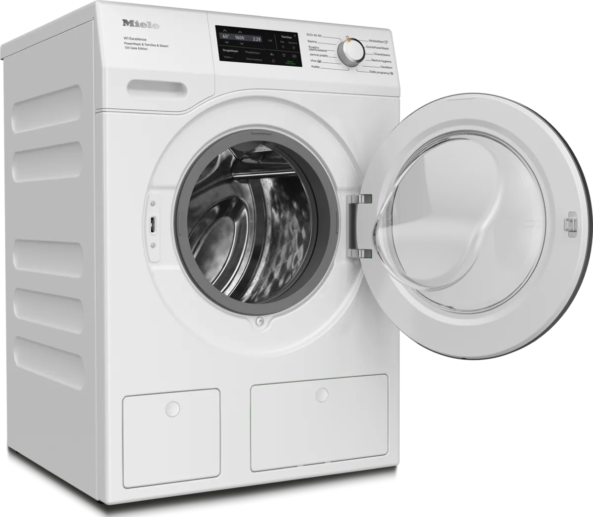 obrázek produktu::WEI895 WCS 125 Gala Edition Miele Pračka s Předním plněním Lotosově bílá