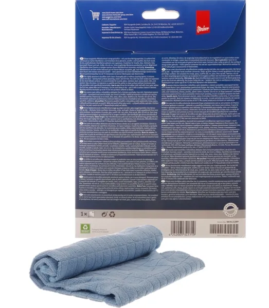 obrázek produktu::Utěrka z mikrovlákna pro čištění kuchyňských spotřebičů a povrchů kuchyňské linky