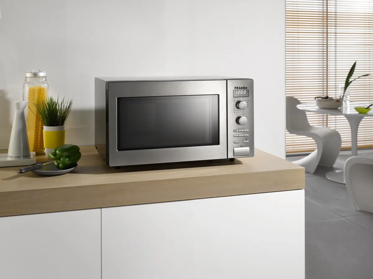 obrázek produktu::M 6012 SC Miele Volně stojící mikrovlnná trouba Nerez